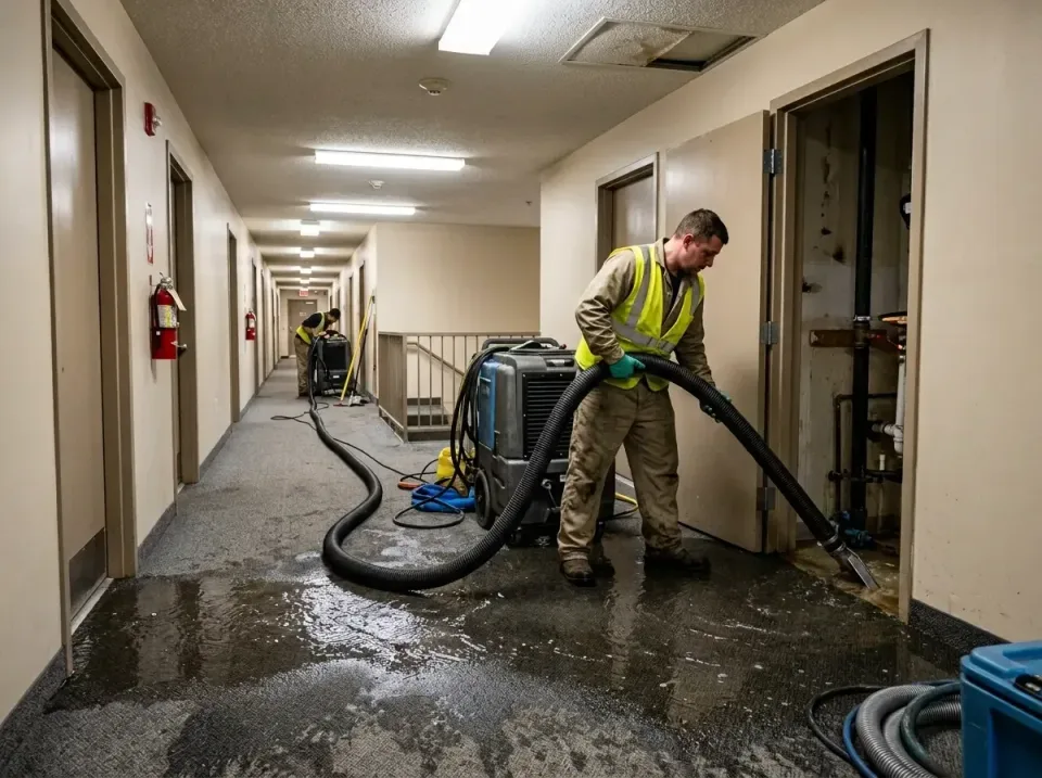 multi-unit-apartment-hallway-f-005 — frequently asked questions, Emergency Burst Pipe Water Extraction & Removal in Mack, OH